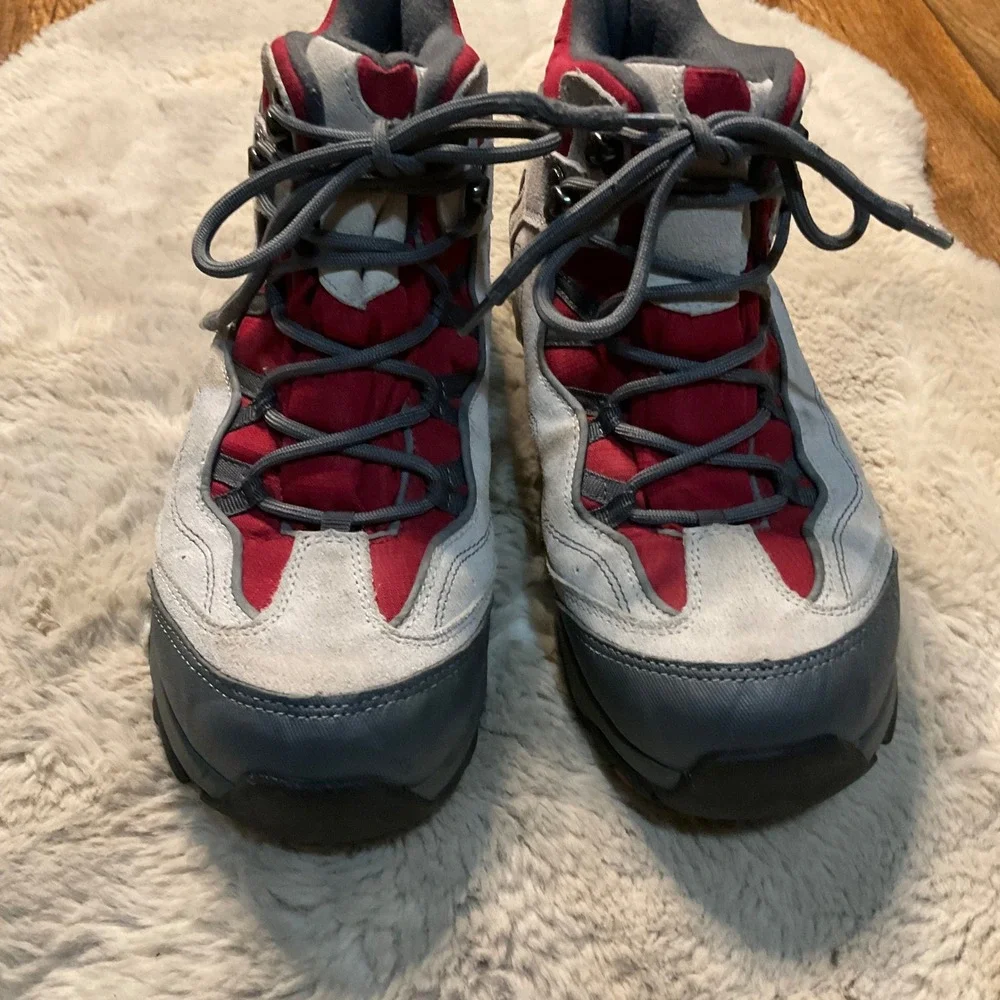 Lands End‎ Hiking Boots Lace Up Size 10 394047 Gray Ankle Womens